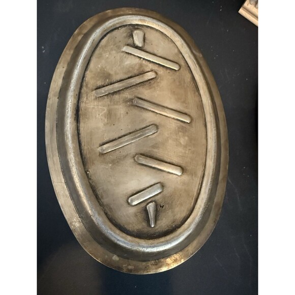 2 Vintage Aluminum Houseware Server Steak Platters Sizzling Plates - Picture 4 of 5